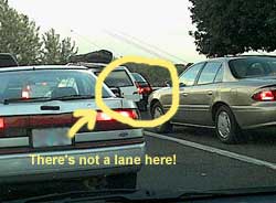 Blocking the right lane (10k
image)