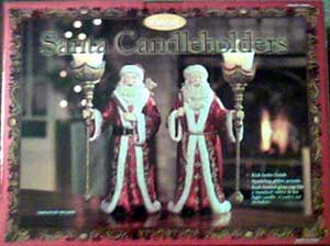 Santa
Candleholders