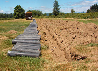 Mortars ready to be
buried