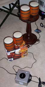 The game room, post
bongos