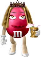 Jenn as an
M&M