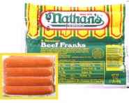 Nathan's Famous Beef
Franks