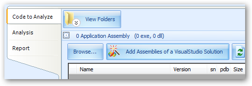 "Add Assemblies of a VisualStudio Solution"
button.