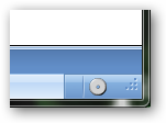 Informational icon in the bottom right corner of the NDepend
window.