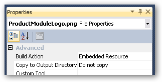 Embedded resource
properties