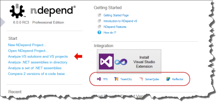 NDepend 6 integrations