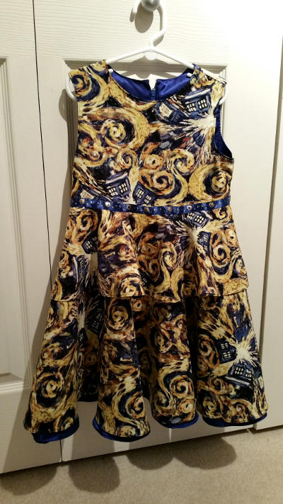 The 'exploding TARDIS' dress