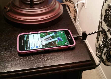 Charging a phone