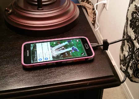 Charging a phone