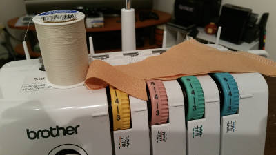 Cape lining serger settings