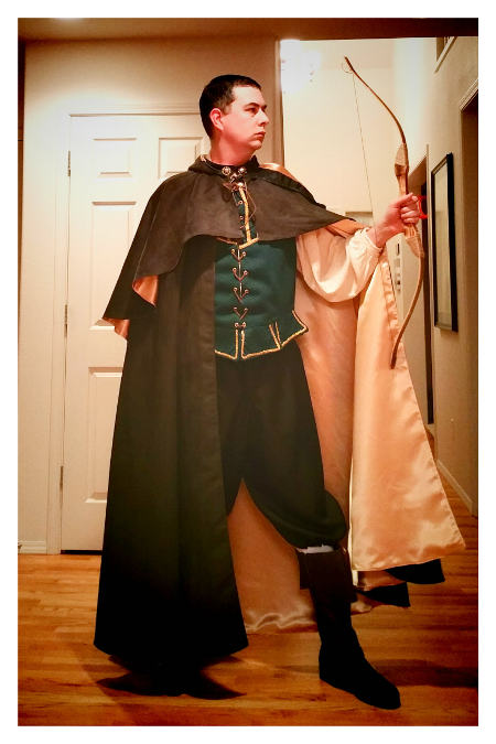 The finished Robin Hood costume