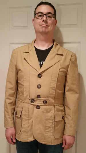 The completed jacket