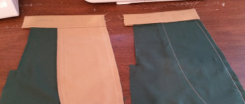 Side waistband attached