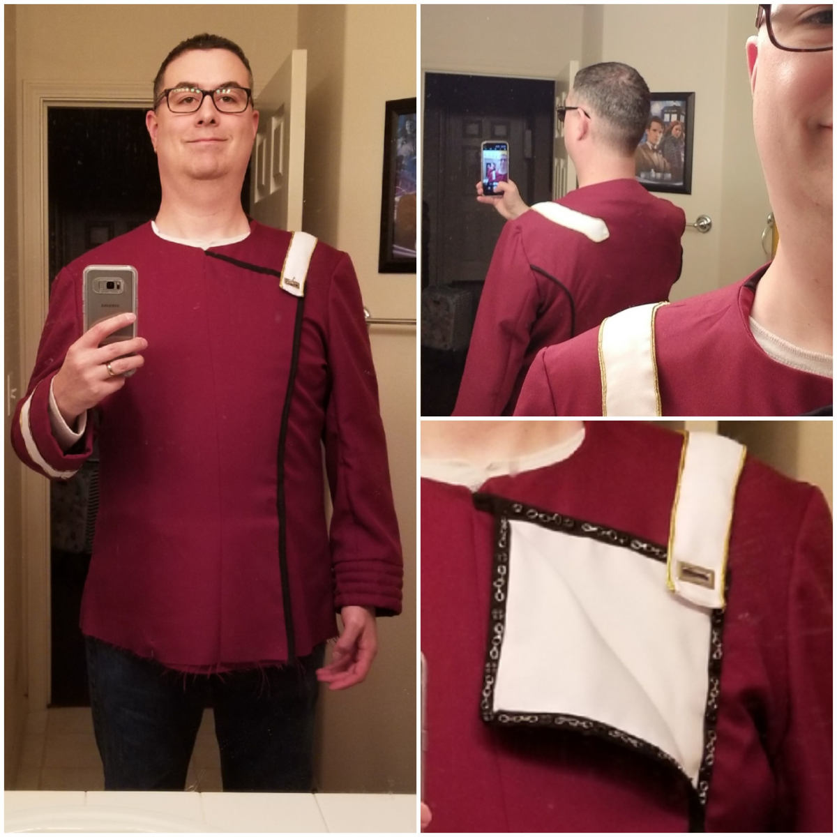 September 29, 2019: The shoulder strap attached
