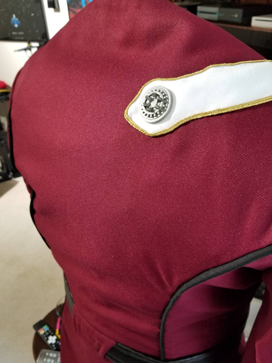 October 6, 2019: Security device attached to the shoulder strap