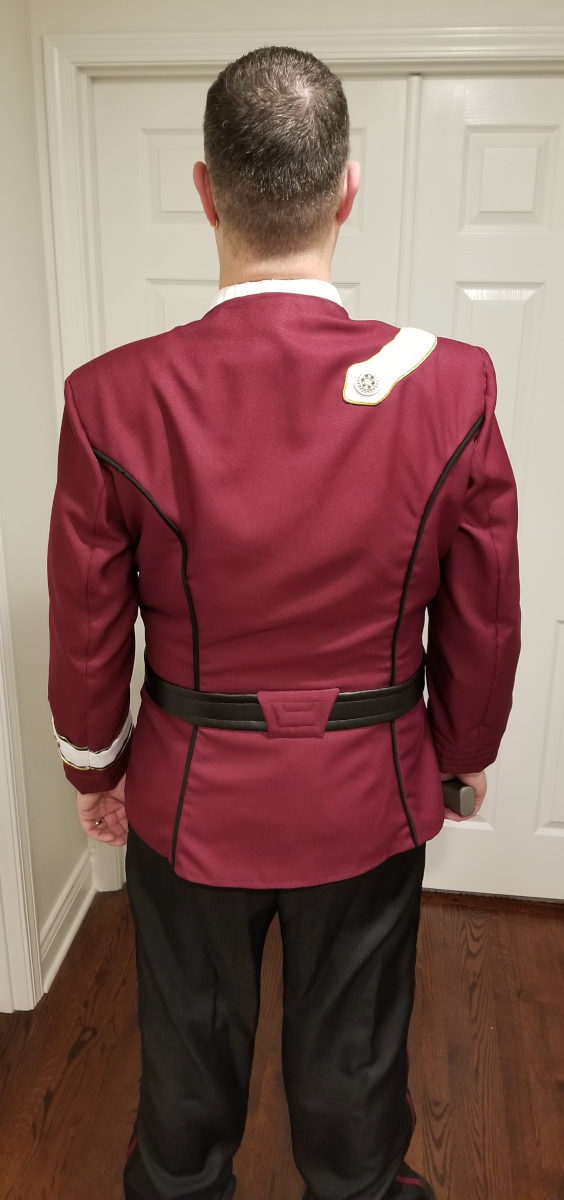 October 26, 2019: The complete costume (back)