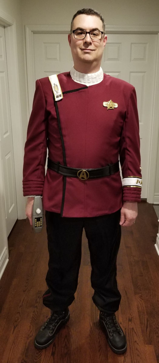 October 26, 2019: The complete costume (front)